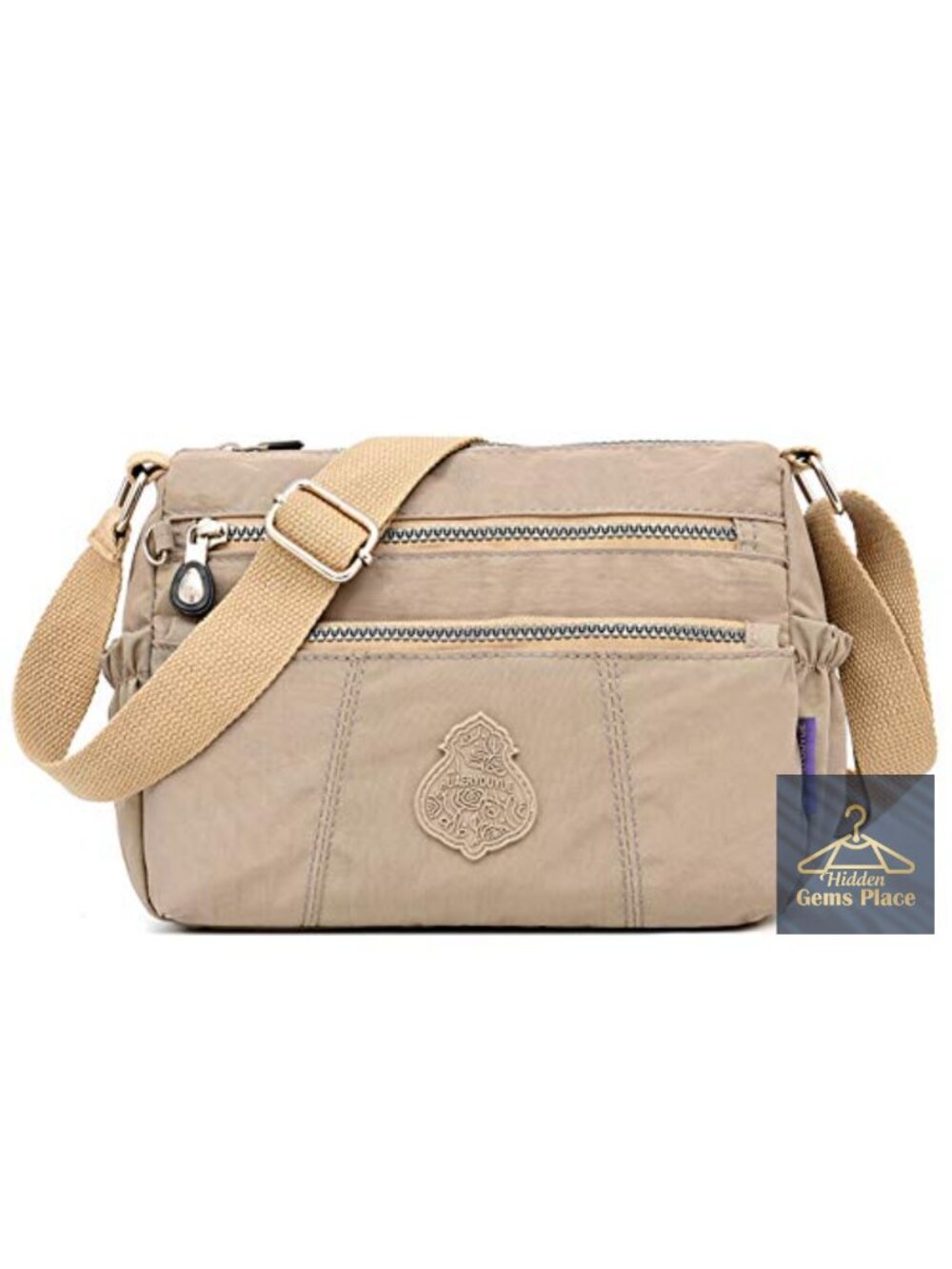 Waterproof Nylon Crossbody Messenger Work Travel Purse